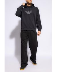 Emporio Armani - Hoodie With Logo - Lyst