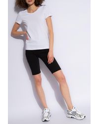 EA7 - Cropped Leggings With Logo, - Lyst