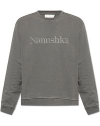Nanushka - ‘Mart’ Sweatshirt With Logo - Lyst