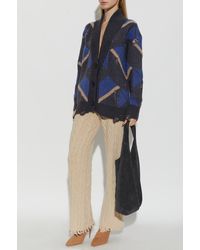 Akep - Wool Trousers With A Decorative Weave - Lyst