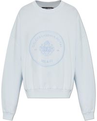 Dolce & Gabbana - Sweatshirt With Embroidered Logo - Lyst