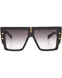 Balmain - Square Frame Sunglasses - Lyst