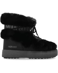 Moon Boot - Snow Boots 'Mb Ltrack Faux Fur Wp' - Lyst