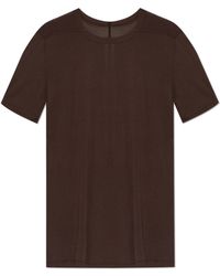 Rick Owens - T-Shirt With A Round Neckline - Lyst