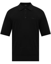 Balmain - Polo With Embroidered Logo - Lyst