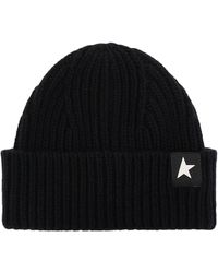 Golden Goose - Wool Hat With Logo - Lyst