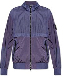 Stone Island - Jacket With A Stand-Up Collar - Lyst