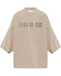 Fear Of God - Cotton T-Shirt With Print - Lyst