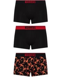 DIESEL - Three-Pack Of Boxer Briefs 'Umbx-Damienthreepack' - Lyst