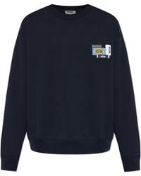 Moschino - Sweatshirt With Logo Patches - Lyst