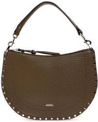 Isabel Marant - Leather Shoulder Bag 'Oskan Soft Zip' - Lyst