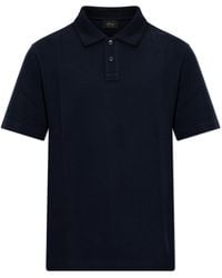Brioni - Polo Shirt With Embroidered Logo - Lyst