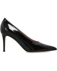Gianvito Rossi - Leather Heeled Shoes "Robbie" - Lyst