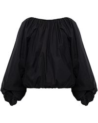 By Malene Birger - 'Semara' Top With Puff Sleeves - Lyst