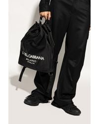 Dolce & Gabbana - Backpack With Logo - Lyst