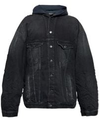 Balenciaga - Jacket Made Of Combined Materials - Lyst