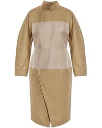 Fendi - Dress With Stand-Up Collar - Lyst