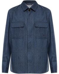 Etro - Sweater With Embroidered Logo - Lyst