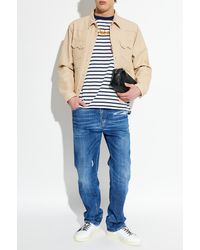 DSquared² - T-Shirt With A Striped Pattern - Lyst