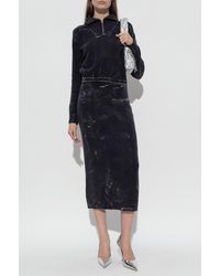 DIESEL - Wool Dress "M-Marcelle" - Lyst