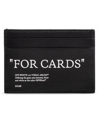 Off-White c/o Virgil Abloh - Leather Card Holder With Logo - Lyst