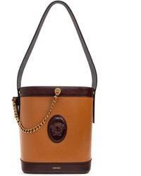 Versace - 'Pivot Small' Bucket Shoulder Bag - Lyst