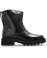 Ganni - Ankle Boots Made Of Eco Leather - Lyst
