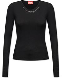 DIESEL - ‘T-Matic-Ls‘ Ribbed Top - Lyst