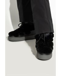Moon Boot - Snow Boots 'Mb Ltrack Faux Fur Wp' - Lyst