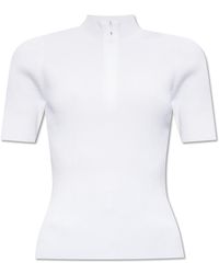 Tory Burch - Short Sleeve Top - Lyst