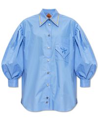 MCM - Shirt With Logo, - Lyst