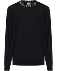 Paul Smith - Wool Sweater With A Crew Neck - Lyst