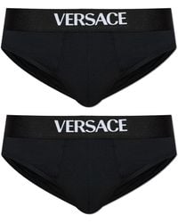 Versace - 2-Pack Of Cotton Briefs - Lyst