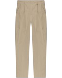 CASABLANCA - Cotton Crease-Front Trousers - Lyst