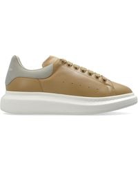 McQueen - Leather Sports Shoes With Logo - Lyst