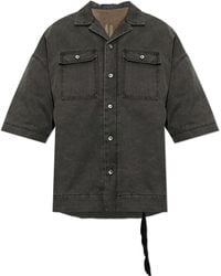 Rick Owens - Oversized Denim Shirt - Lyst