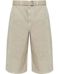 Lemaire - Shorts With Belt - Lyst