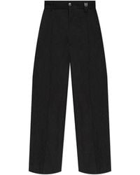 Balenciaga - Loose-Fit Pleated Trousers - Lyst