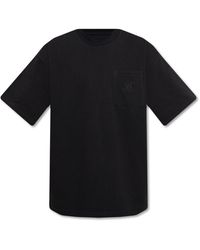 White Mountaineering T-shirt With Pocket - Black