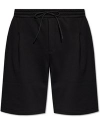 Emporio Armani - Cotton Shorts - Lyst