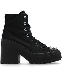 Converse - 'chuck 70 De Luxe Heel Platform Studded' Heeled Boots, - Lyst