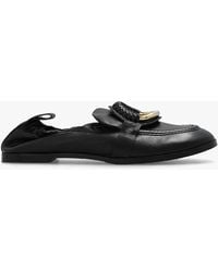 See By Chloé - ‘Hana’ Leather Loafers - Lyst