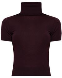 DSquared² - Wool Turtleneck With Short Sleeves - Lyst