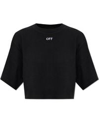 Off-White c/o Virgil Abloh - Ribbed Loose-Fit T-Shirt - Lyst
