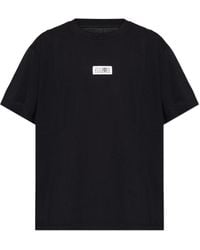 MM6 by Maison Margiela - T-Shirt With Logo - Lyst