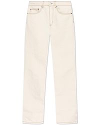 Ami Paris - Trousers With Logo - Lyst