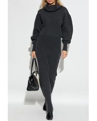 Jacquemus - Wool Turtleneck Dress 'Pallone' - Lyst