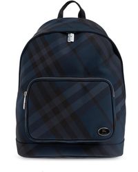 Burberry - Grid Backpack - Lyst