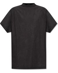 Tシャツ・カットソー BALENCIAGA Crumpled effect T-shirt Balenciaga Crinkled Effect T-shirt in Black for Men | Lyst