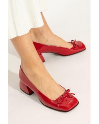NODALETO - Leather Heeled Shoes - Lyst